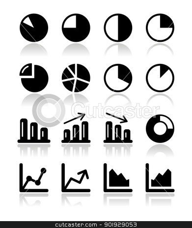 Infographic Icon Black and White