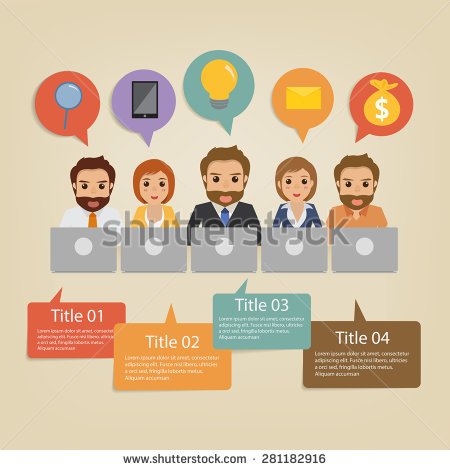 Infographic People Icons Business