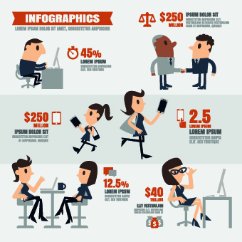 Infographic People Vector