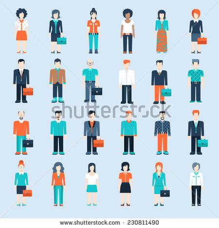 Infographic Person Icon Woman