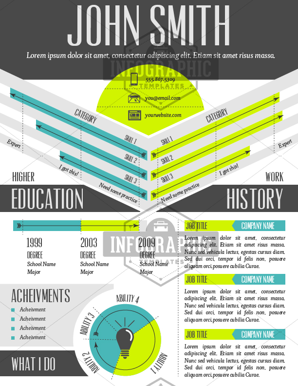 Infographic Resume Templates