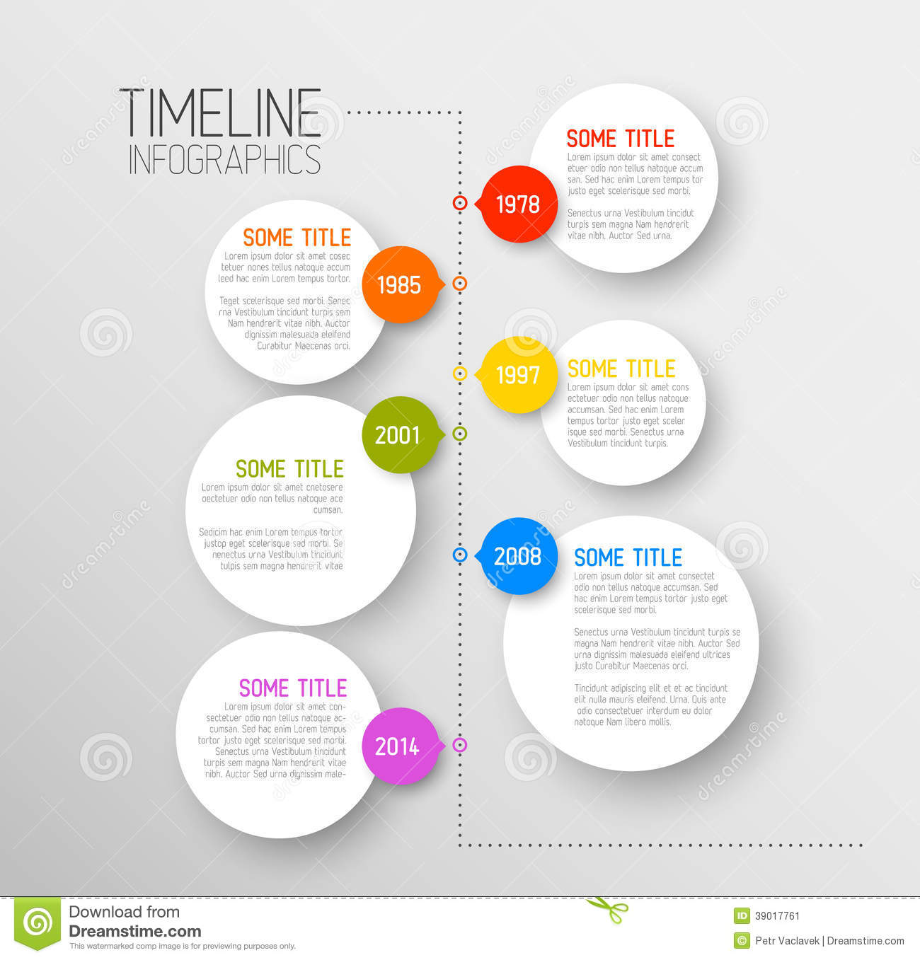 Infographic Timeline Template