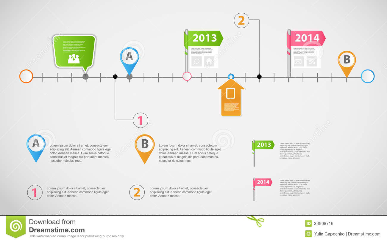 Infographic Timeline Template