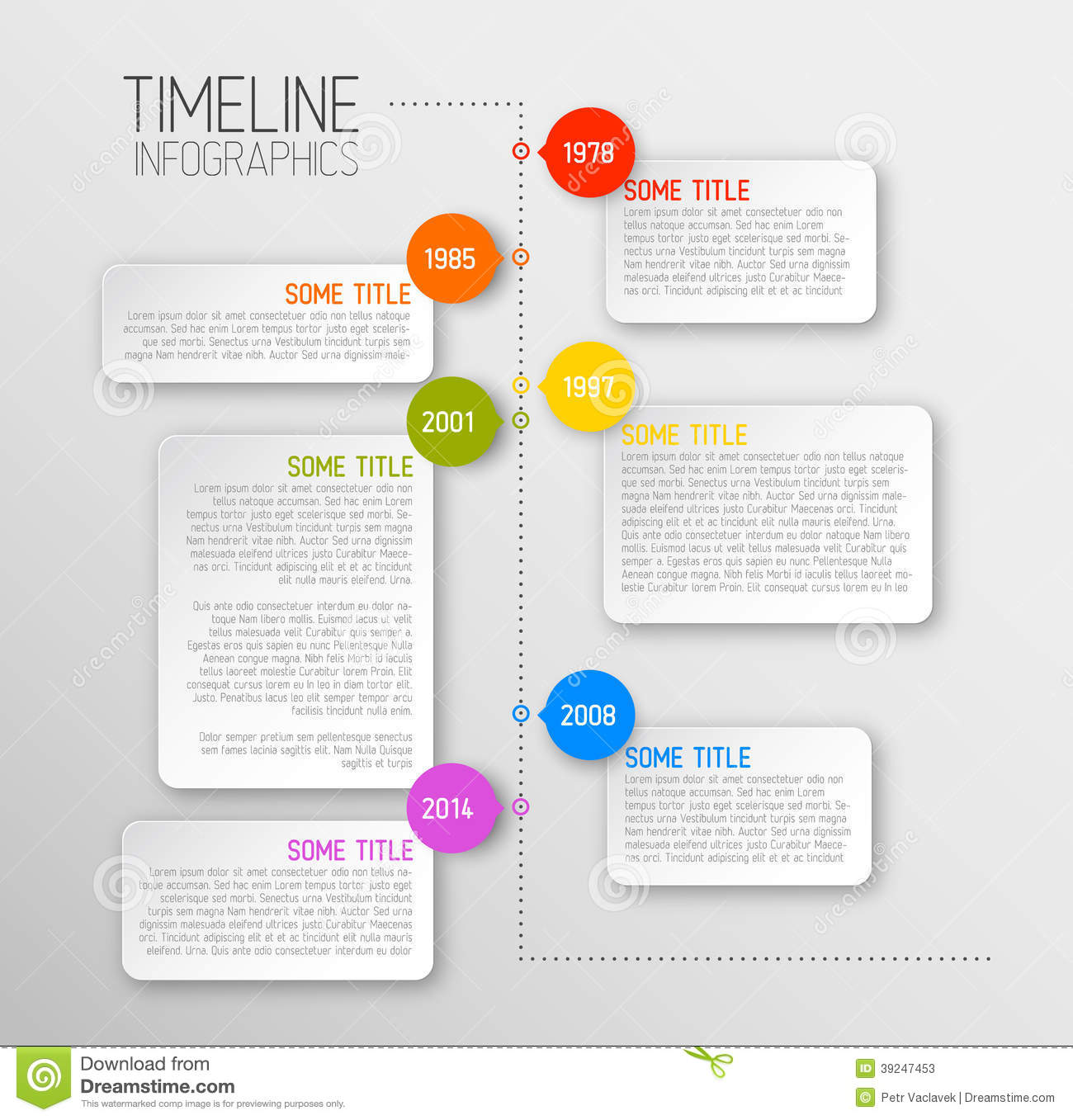 Infographic Timeline Template