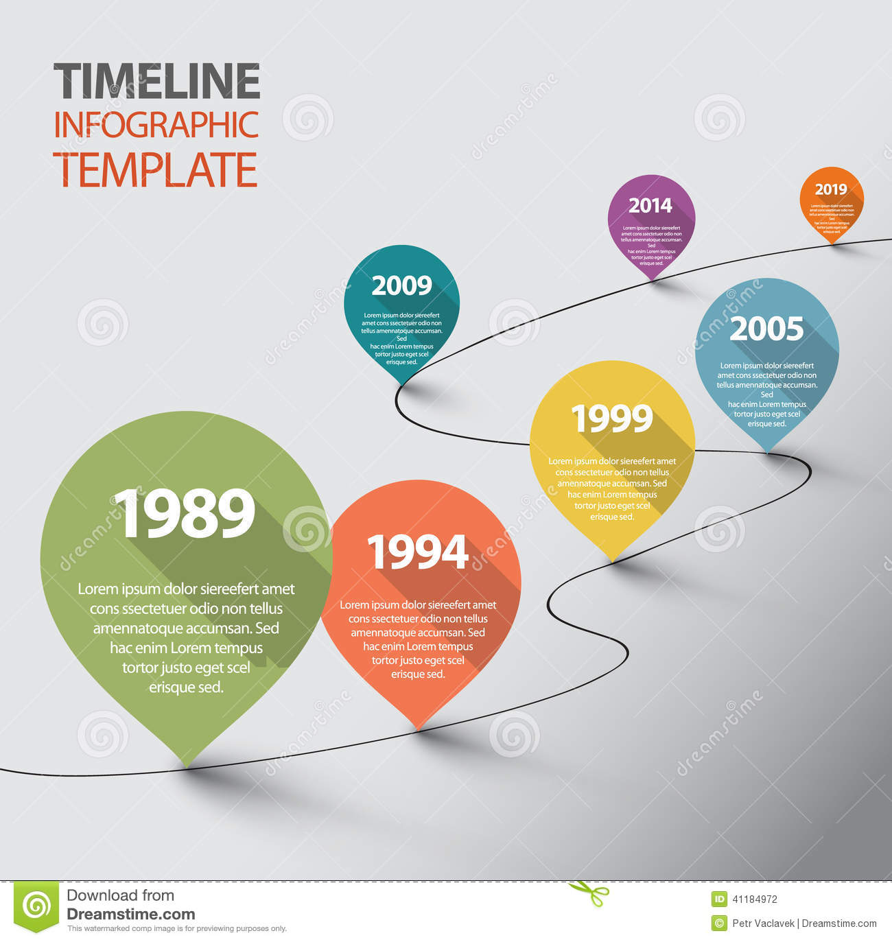 Infographic Timeline Template