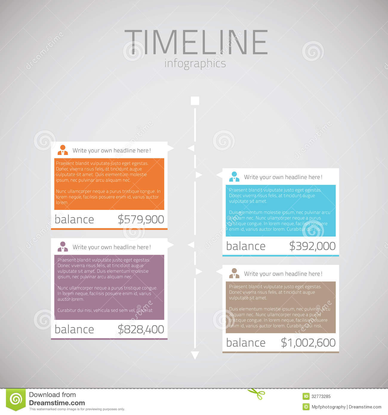 Infographic Timeline Template