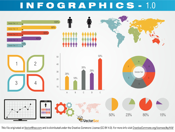 Infographics People Vector Icon Free