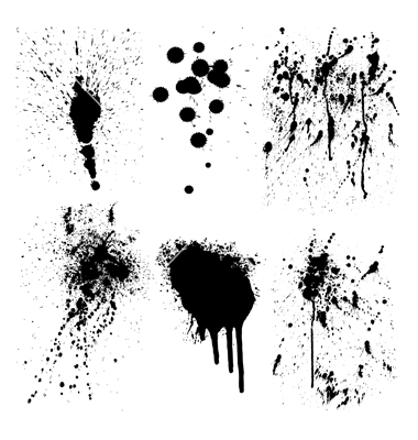 Ink Splatter Vector Art