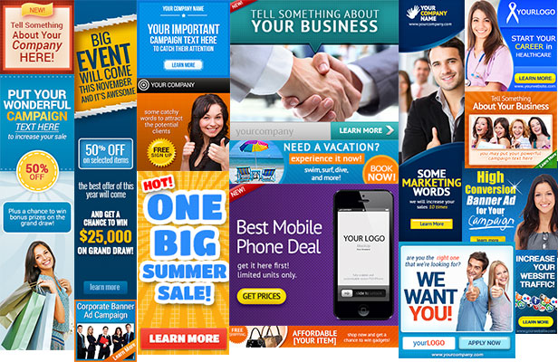 Insurance Vertical Banner Ads