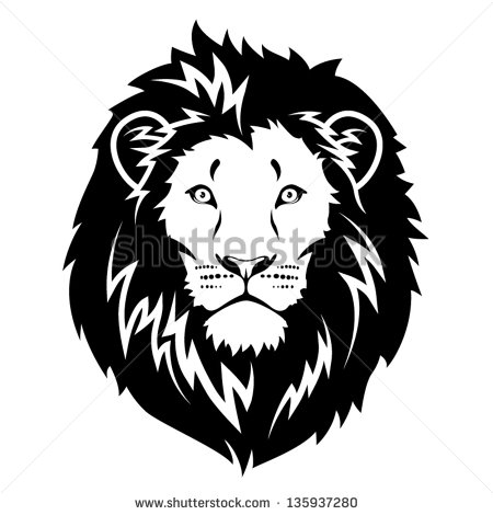 Lion Head Illustration