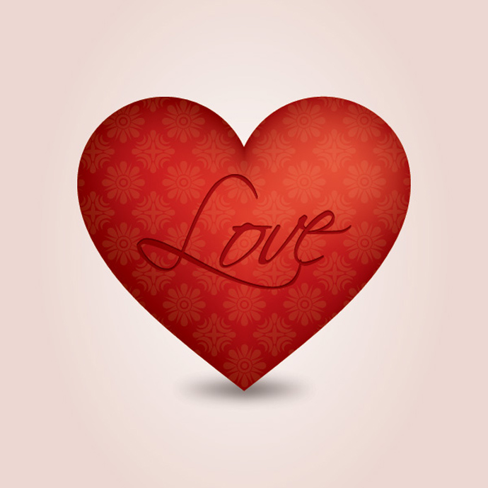 Love Heart Vector Free