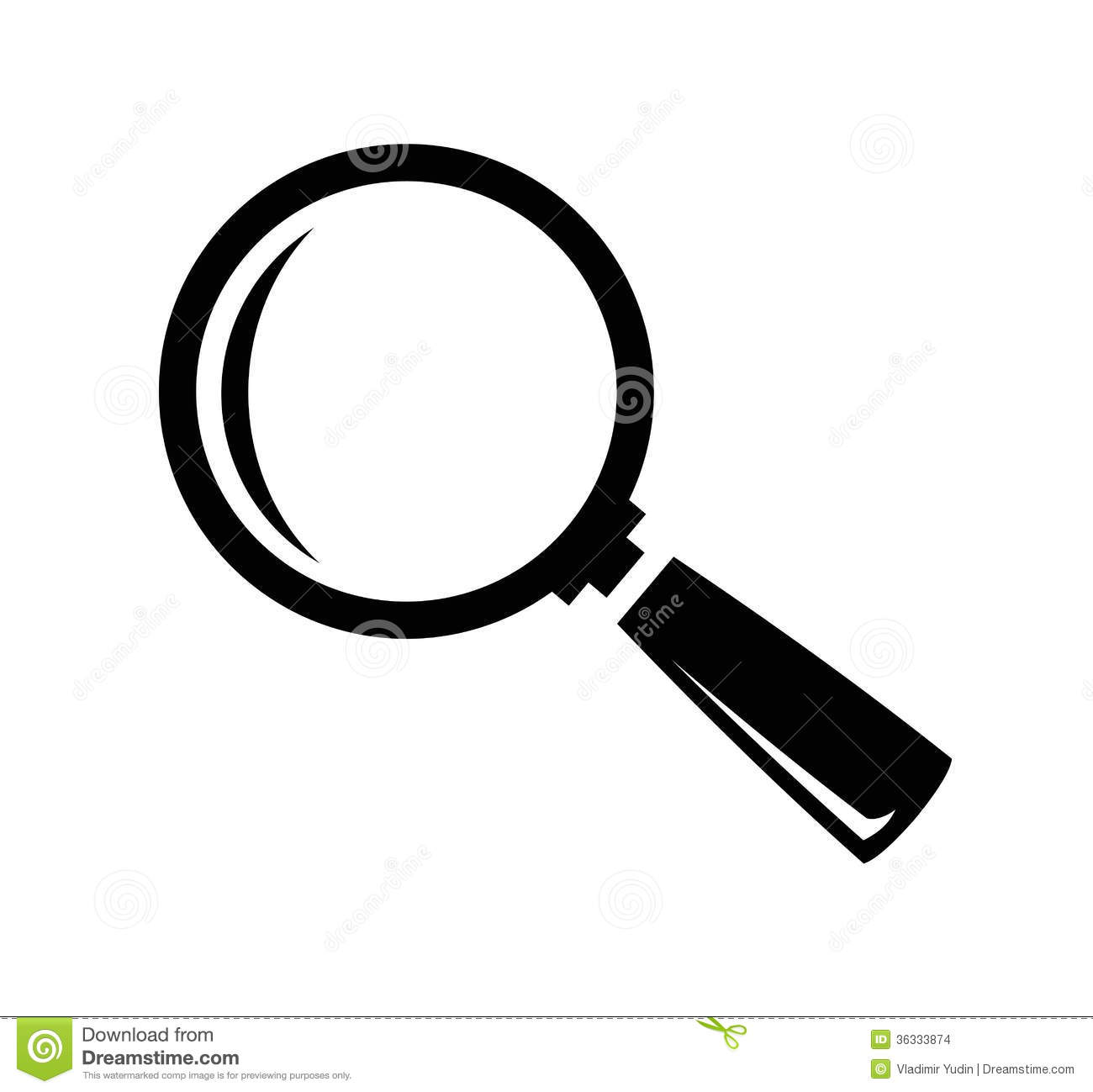 14 Magnifying Glass Icon Vector Circle Images