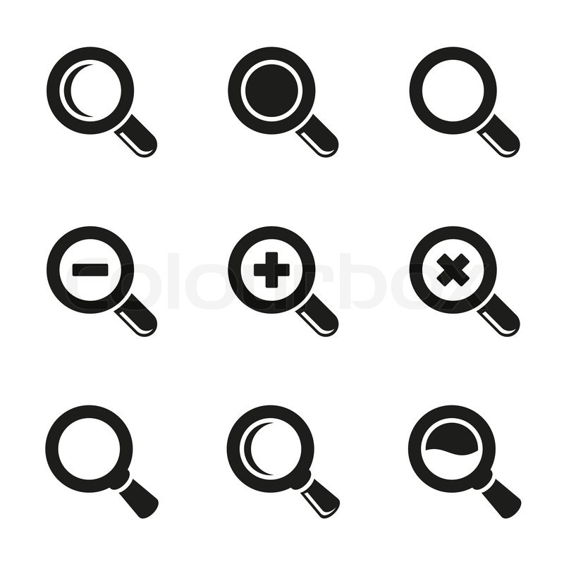 Magnifying Glass Icon Vector Magnifying Glass Icon Vector