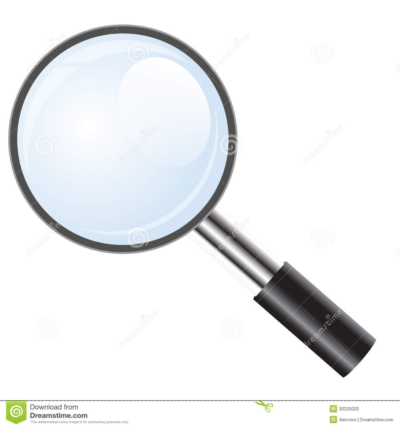 Magnifying Glass Icon Vector