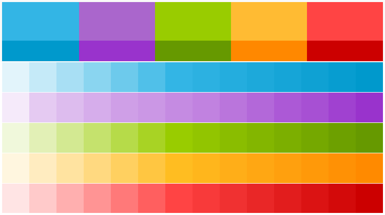 Material Color Swatches Design