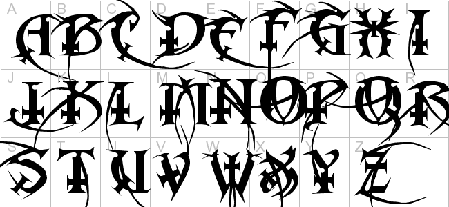 Metal Macabre Font