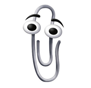 Microsoft Word Paper Clip Guy