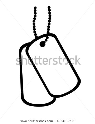 Military Dog Tags Vector