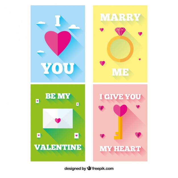 Modern Valentine's Day Cards