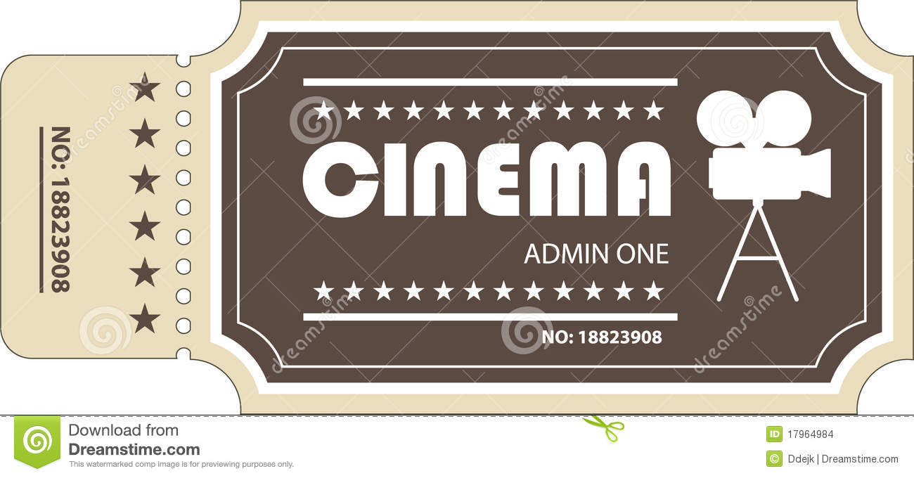 Movie Ticket Clip Art