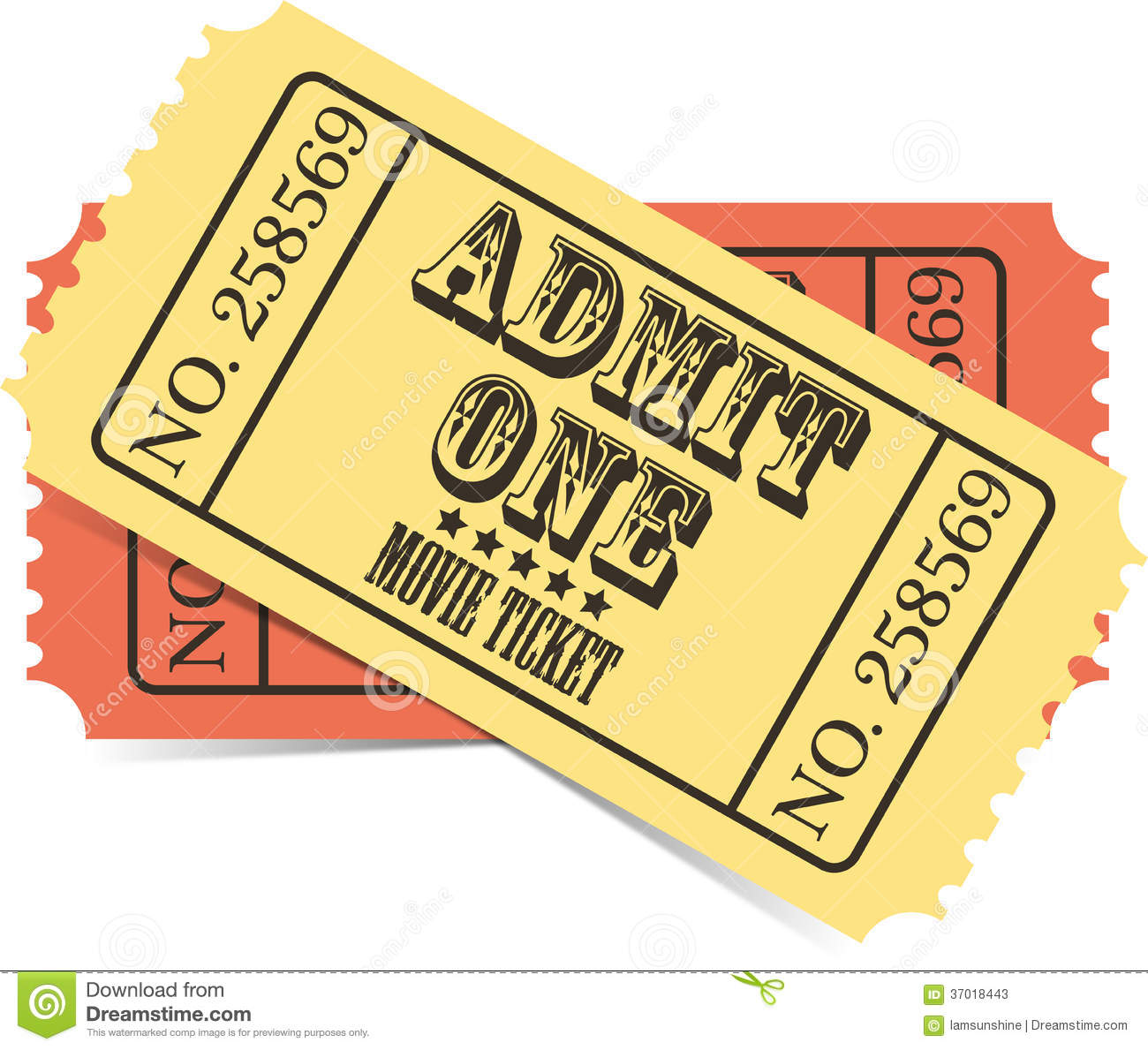 Movie Tickets Vector