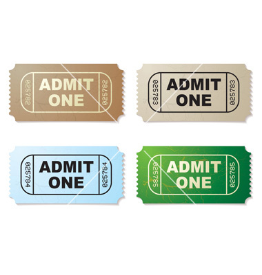 Movie Tickets Vector