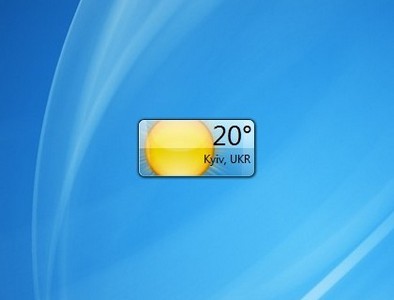 MSN Weather Desktop Windows 7