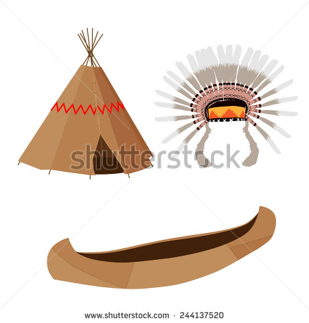 Native American Feather Vector