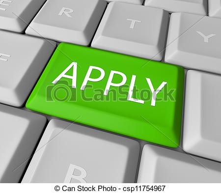 Online Job Applications Clip Art