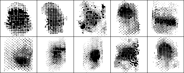 Pattern for Halftone Photoshop Brushes