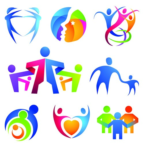 People Connected Symbols People Connected Symbols
