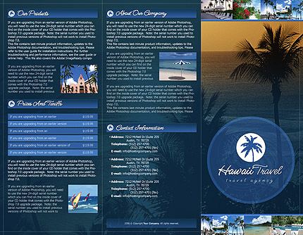 Photoshop Brochure Template Photoshop Brochure Template