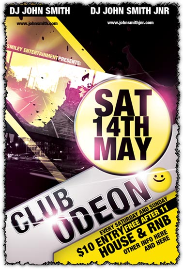 14 Free Club Flyer Templates Photoshop Images