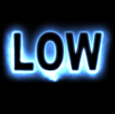 Photoshop Glowing Text Shadow Effect