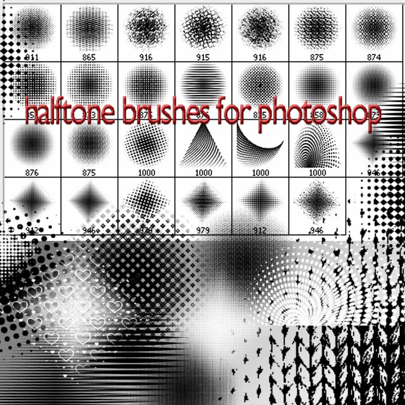 Photoshop Halftone Brush