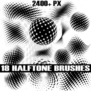 Photoshop Halftone Brush