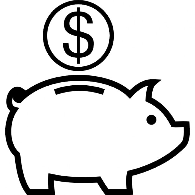 Piggy Bank Icon Vector