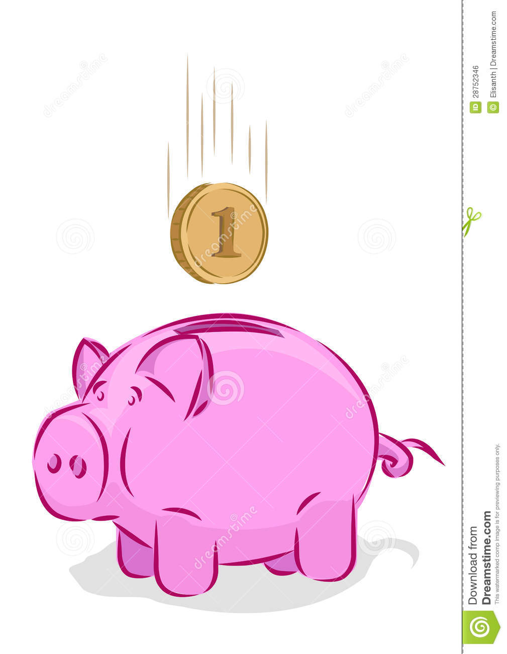 Piggy Bank Vector