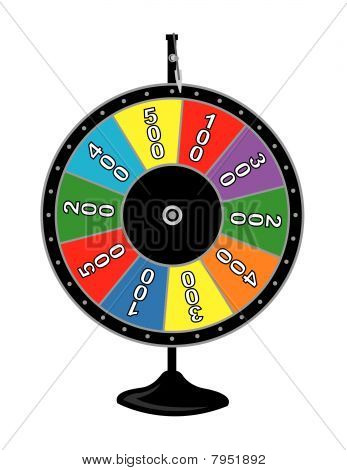 Prize Wheel Vector