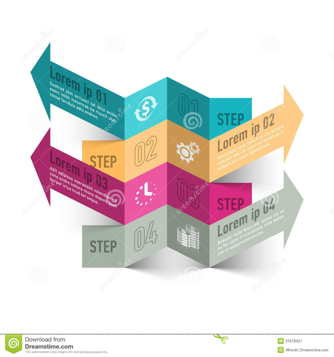 Process Infographic Templates Free