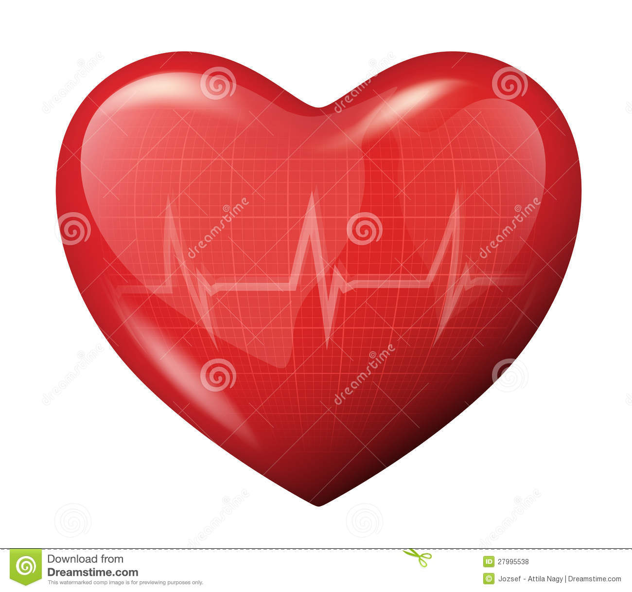 8 3D Heart Vector Images