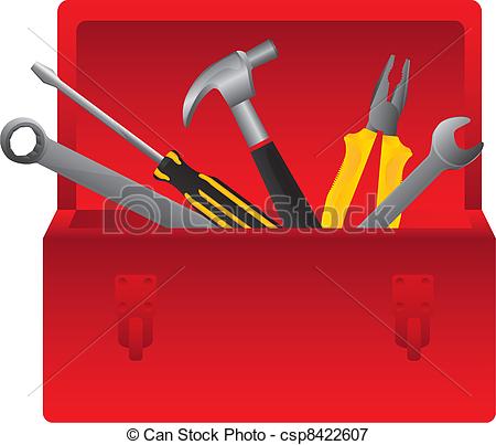 Red Tool Box Clip Art