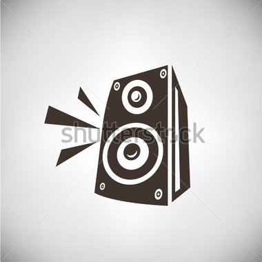 Retro Speaker Clip Art