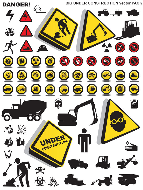 Safety Icons Vector Free