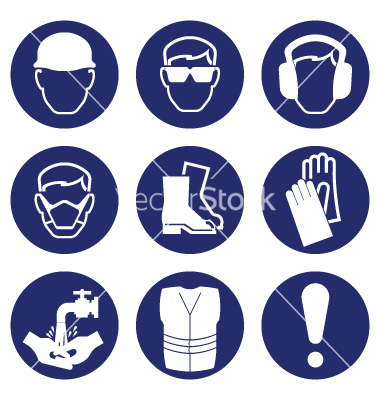 Safety Icons Vector Free