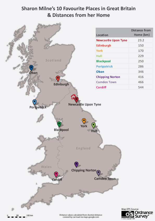 Simple Infographics Map