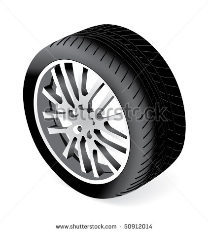 Skateboard Wheel Vector