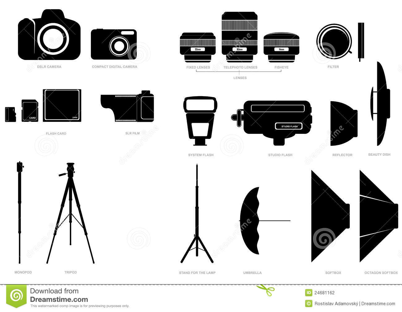 SLR Camera Silhouette