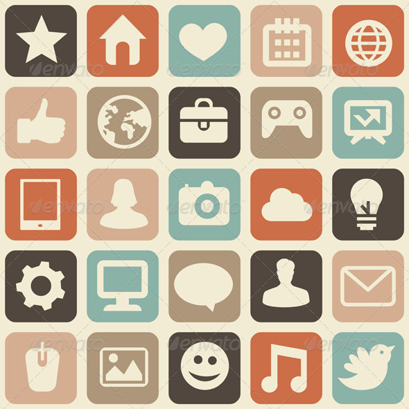 Social Media Icons Vector