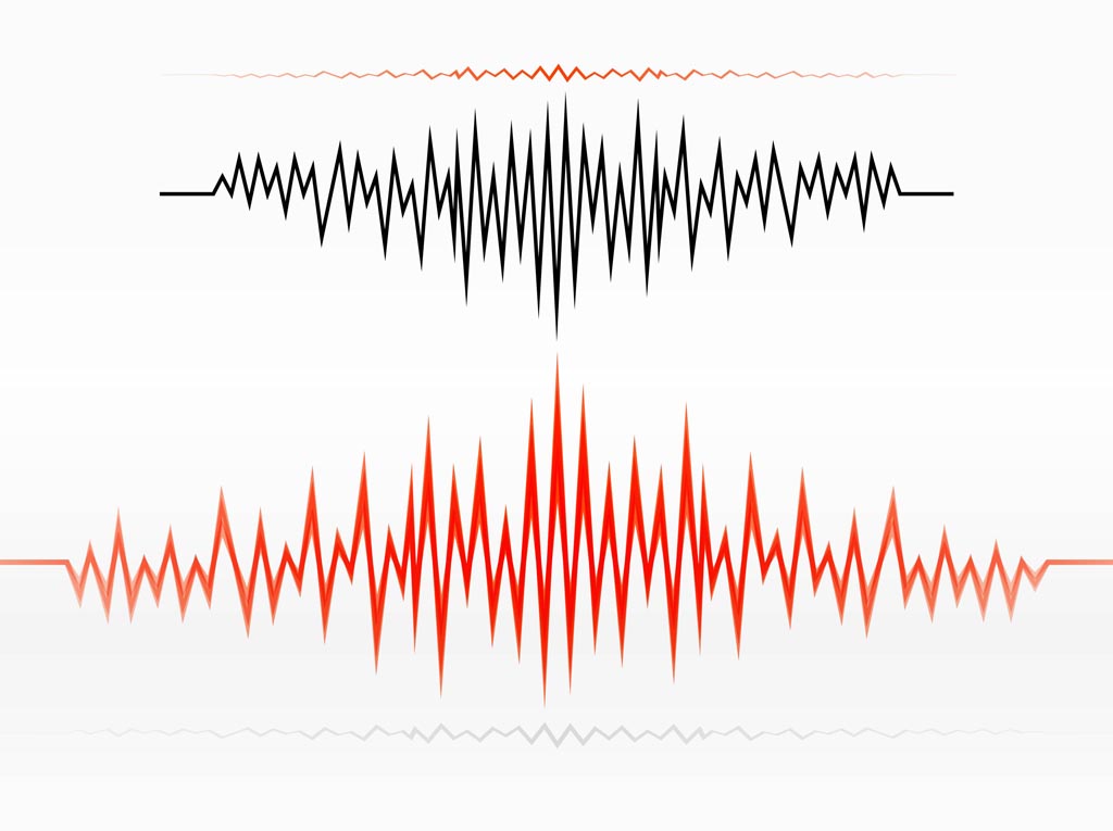 Sound Wave Vector Art